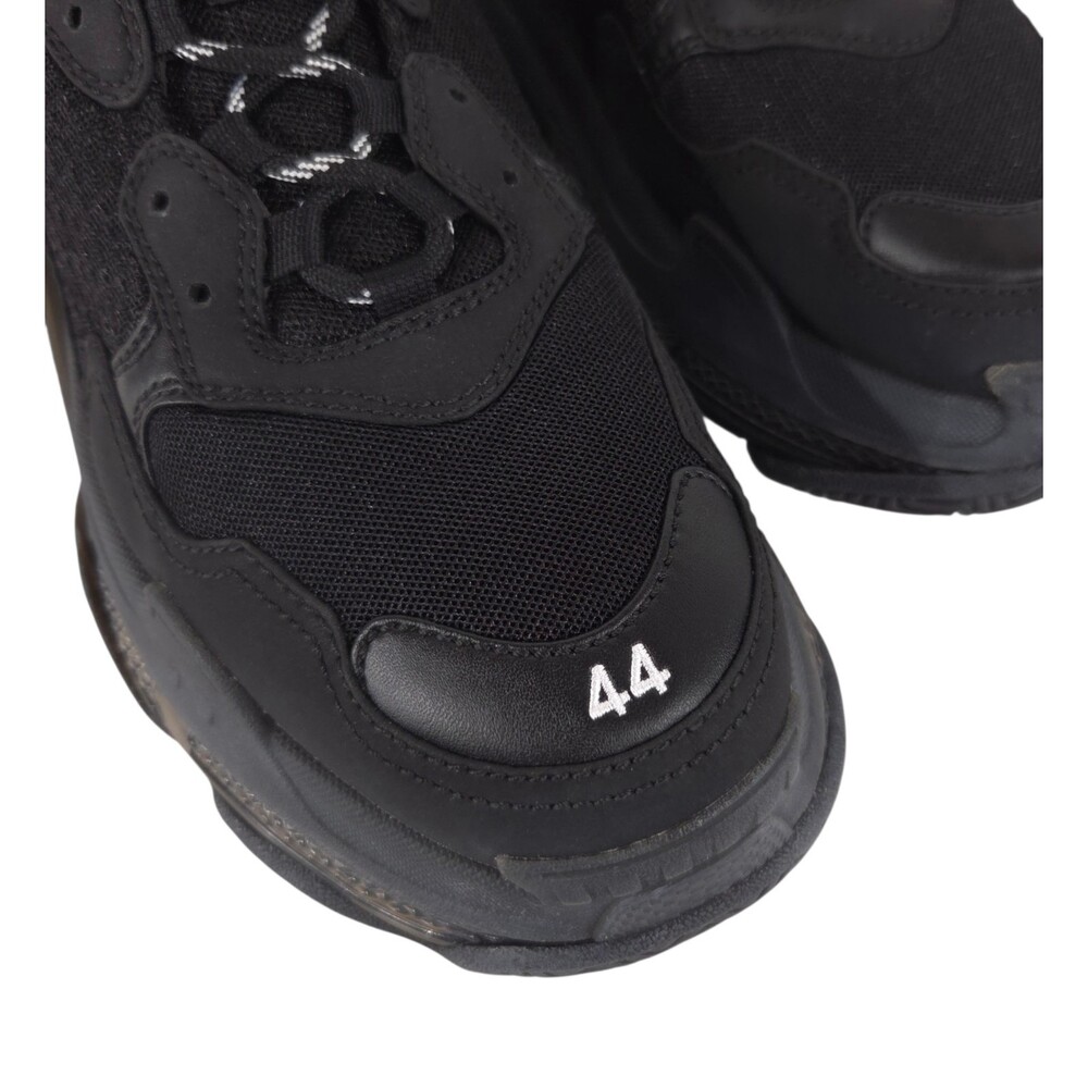 Balenciaga Triple S Clear Sole Sneakers US 11 EU 44 Mens Black $1150 - Picture 3 of 16